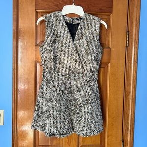 Fashion Nova knit tweed romper. New with tags!